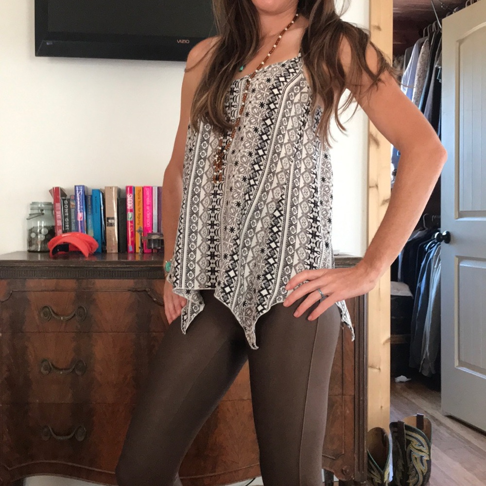 Hollister bandanna tank, flowy, boho